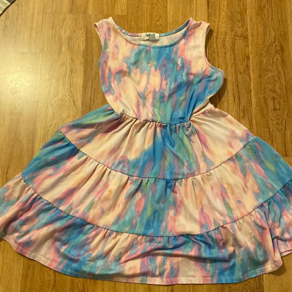 Watercolor Twirly Dress